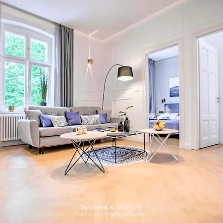 Family Luxury Wonder Heaven Apartment, 50m To M Cassino, First With 3 Badrooms&studio, Second With 2 Badrooms&studio, Parking W Cenie Daire Sopot