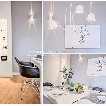 アパート Summerwinter - 2 Luxury Wonder & Heaven Apartaments, 100m M Cassino - 2 Or 3 Bedrooms & Sofa, Parking ソポト
