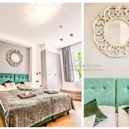 Summerwinter - 2 Luxury Wonder & Heaven Apartaments, 100m M Cassino - 2 Or 3 Bedrooms & Sofa, Parking * ソポト