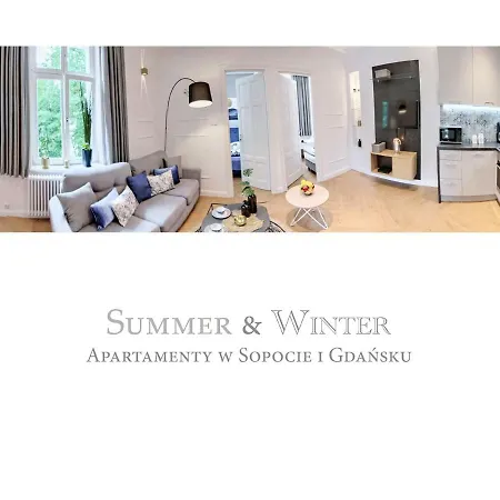 Summerwinter - 2 Luxury Wonder & Heaven Apartaments, 100M M Cassino - 2 Or 3 Bedrooms & Sofa, Parking Zoppot