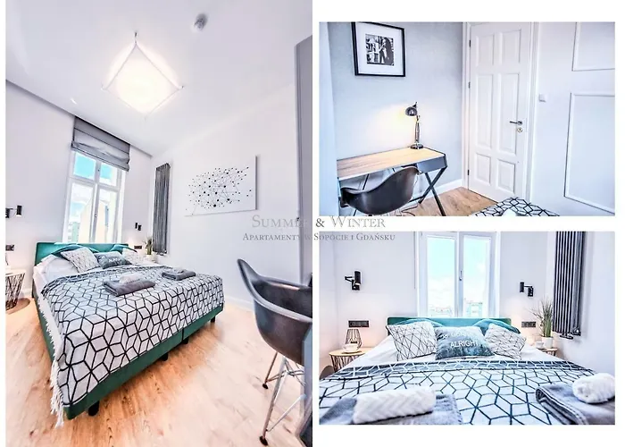 Family Luxury Wonder Heaven Apartment, 50m M Cassino Street, First - 3 Bedrooms&studio, Second - 2 Bedrooms&studio, Private Parking W Cenie, Summerwinter Brand * Sopot