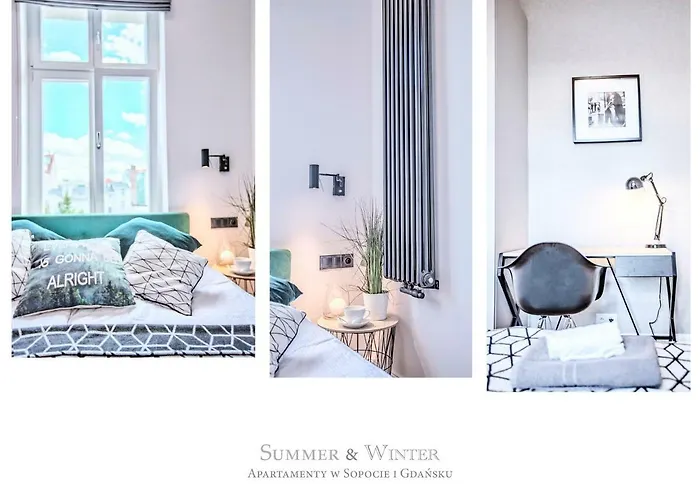 Family Luxury Wonder Heaven Apartment, 50m M Cassino Street, First - 3 Bedrooms&studio, Second - 2 Bedrooms&studio, Private Parking W Cenie, Summerwinter Brand * Sopot