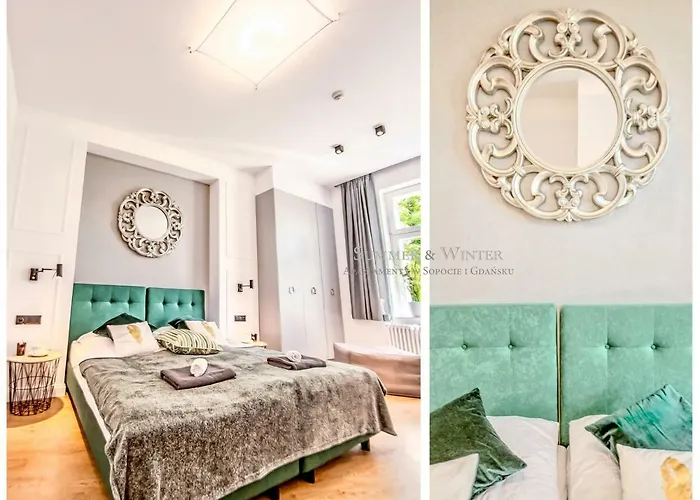 Family Luxury Wonder Heaven Apartment, 50m M Cassino Street, First - 3 Bedrooms&studio, Second - 2 Bedrooms&studio, Private Parking W Cenie, Summerwinter Brand * Sopot