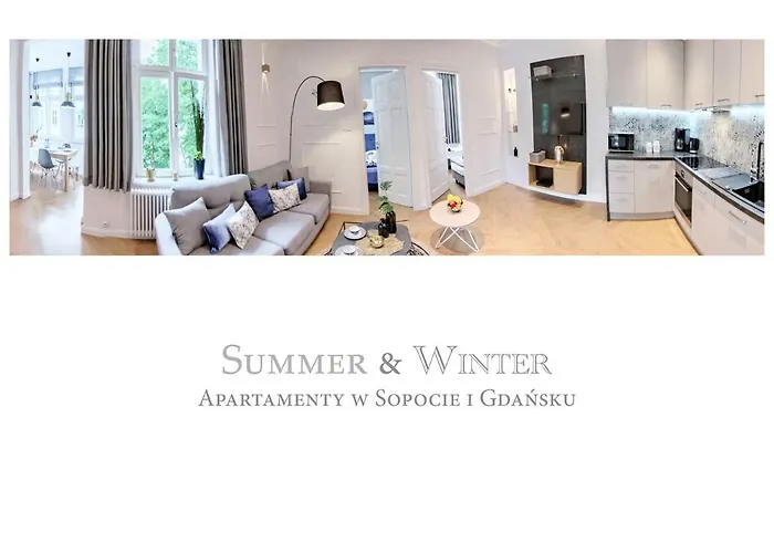 Family Luxury Wonder Heaven Apartment, 50m M Cassino Street, First - 3 Bedrooms&studio, Second - 2 Bedrooms&studio, Private Parking W Cenie, Summerwinter Brand Sopot